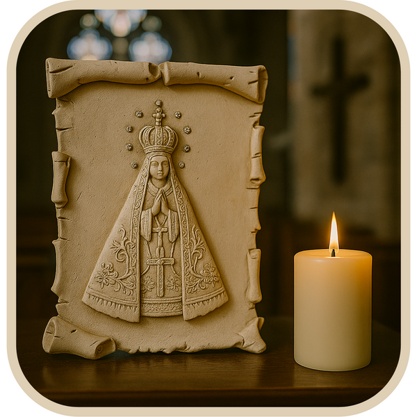 Adorno de Mesa Nossa Senhora Aparecida - Proteção no Lar®