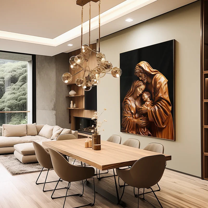 Quadro Sagrada Família em Bronze®