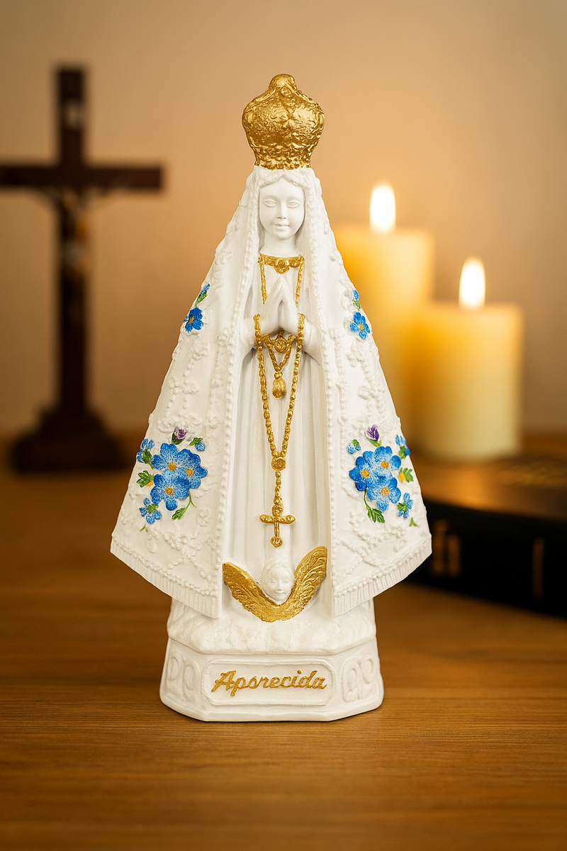 Imagem Nossa Senhora Aparecida - Decoração com Fé®