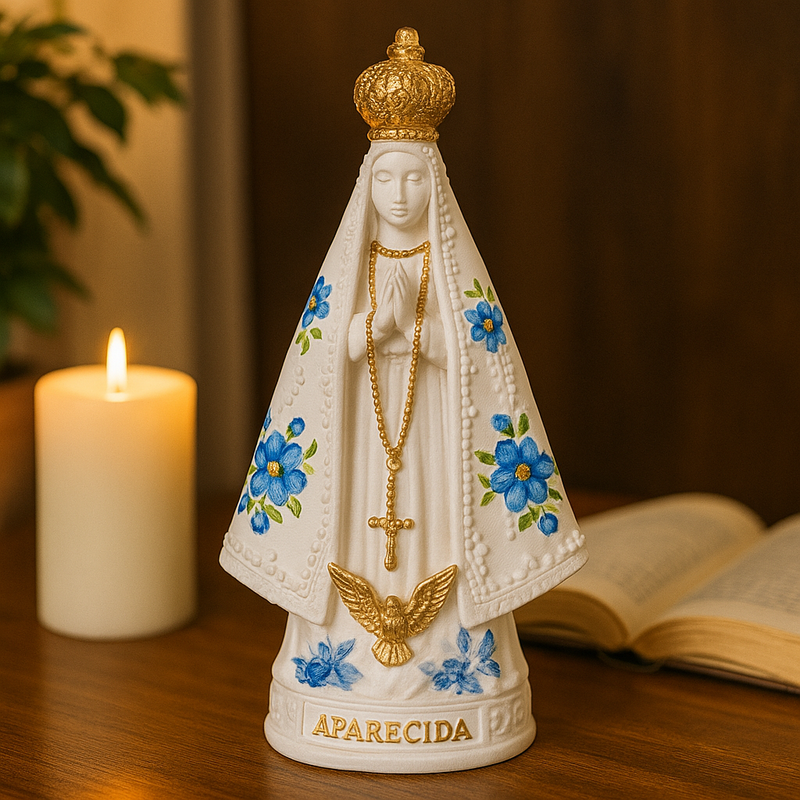 Imagem Nossa Senhora Aparecida - Decoração com Fé®