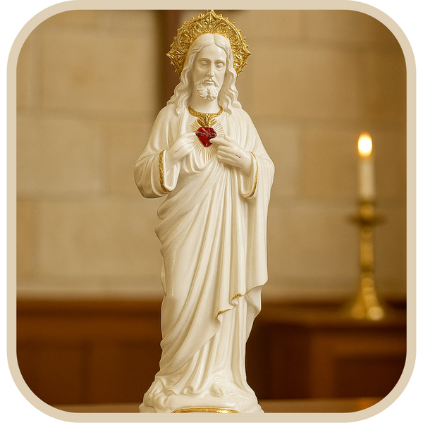 Imagem Sagrado Coração de Jesus - Decoração com Fé®