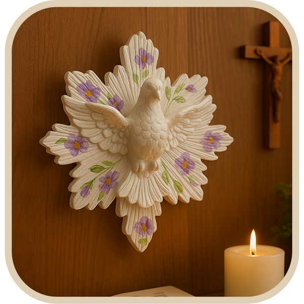 Imagem Divino Espirito Santo - Decoração com Fé®